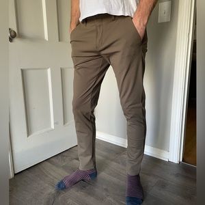 BYLT Everyday pant 2.0 skinny fit dark taupe